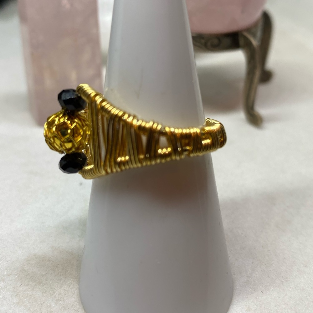 Handmade wire wrapped ring - Picture 2 of 6